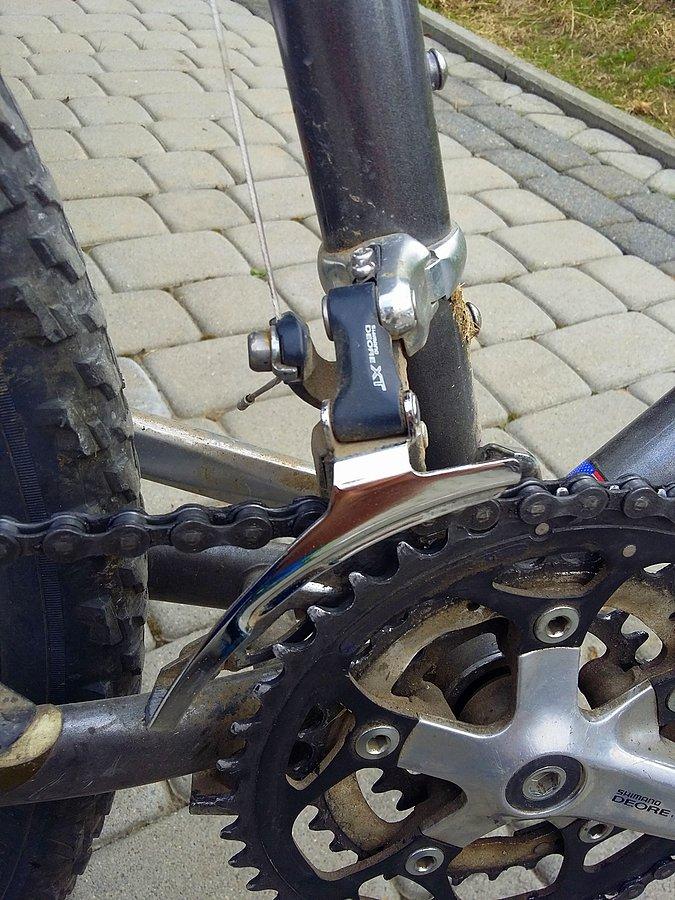 Retro Shimano XT - przerzutka przód
