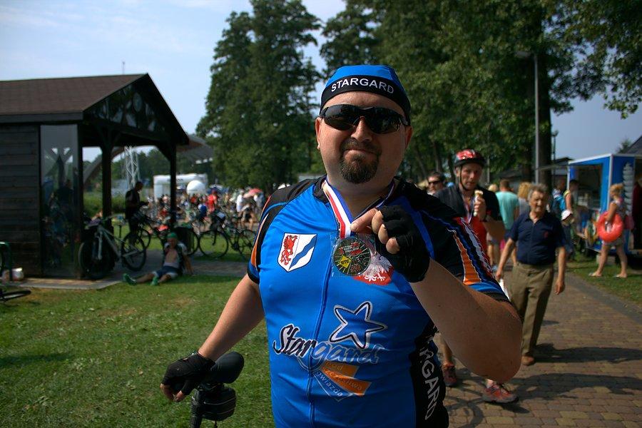 Jacek już zakończył trasę maratonu :)