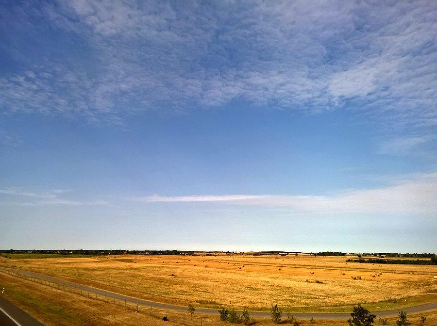 Panorama z mostu nad S3
