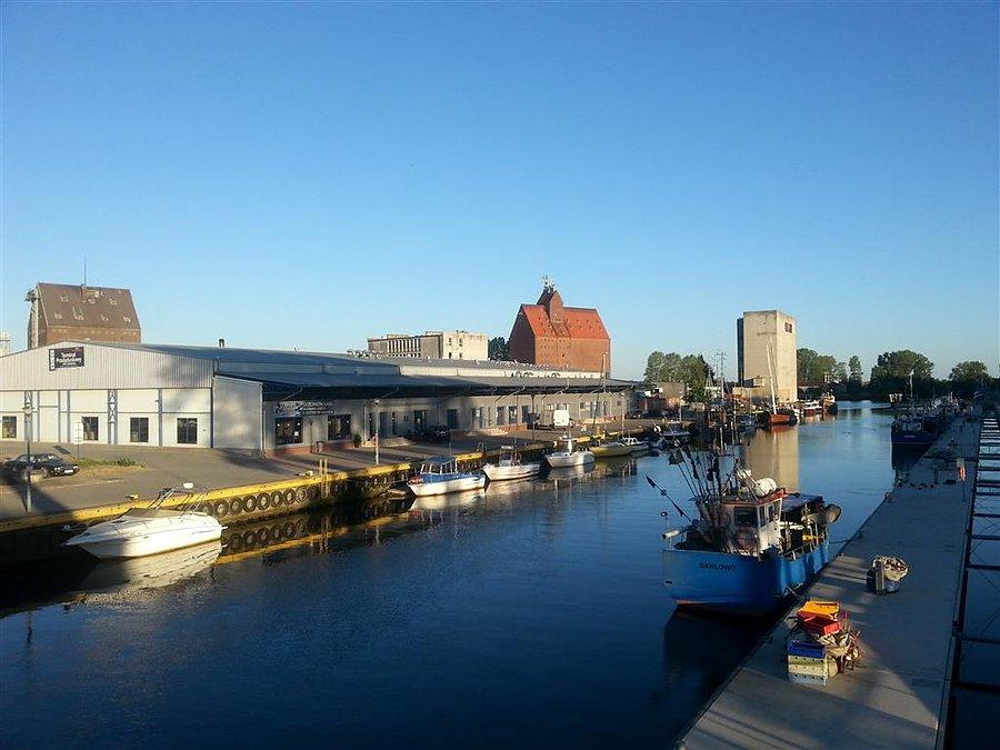 Fotka z mostu. Darłowo