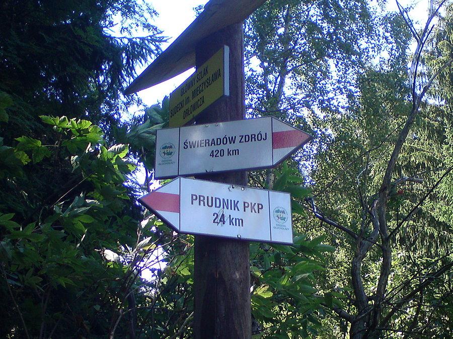 Tym czerwonym szlakiem dojdziemy do Świeradowa