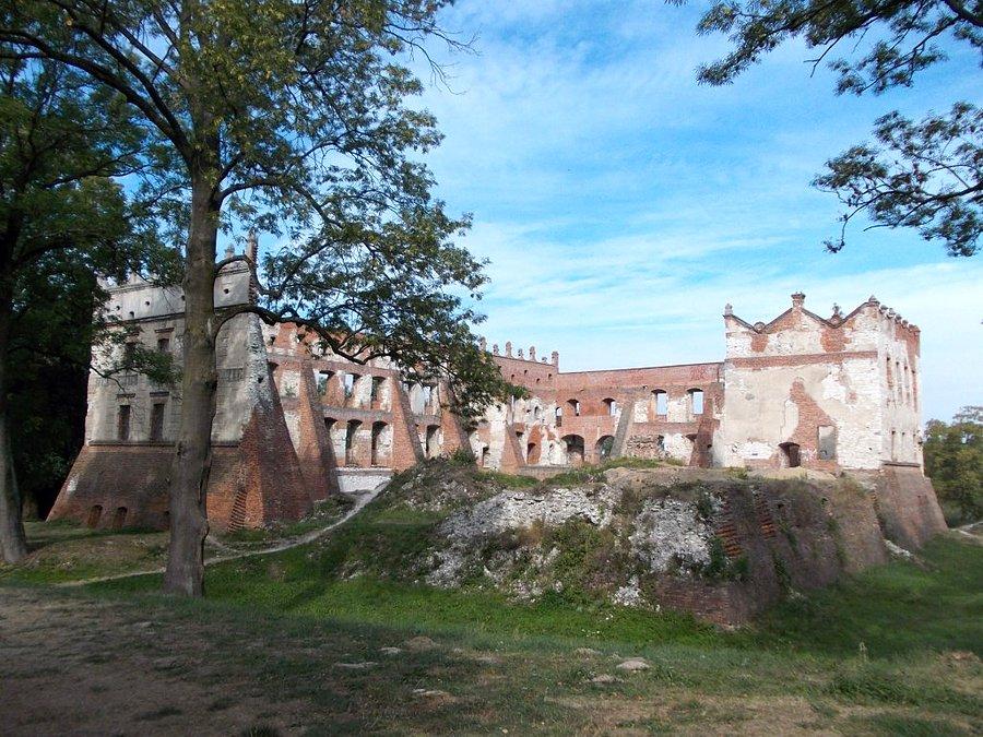 Ruiny zamku w Krupem