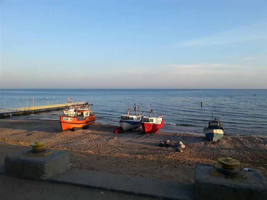 Kutry na plaży w Jarosławcu