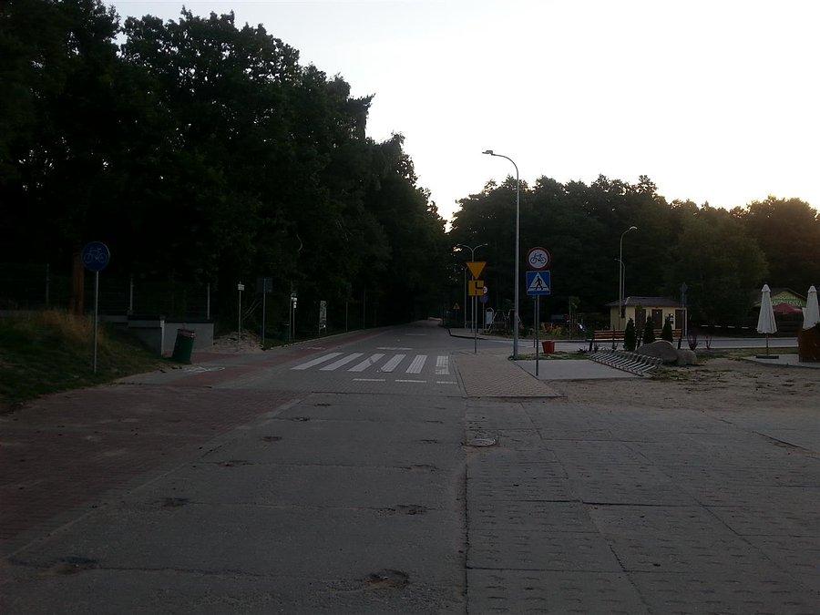 Droga dla rowerów, całe 500m. Wicie