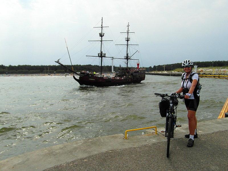 Rowerowy spacer po Łebie