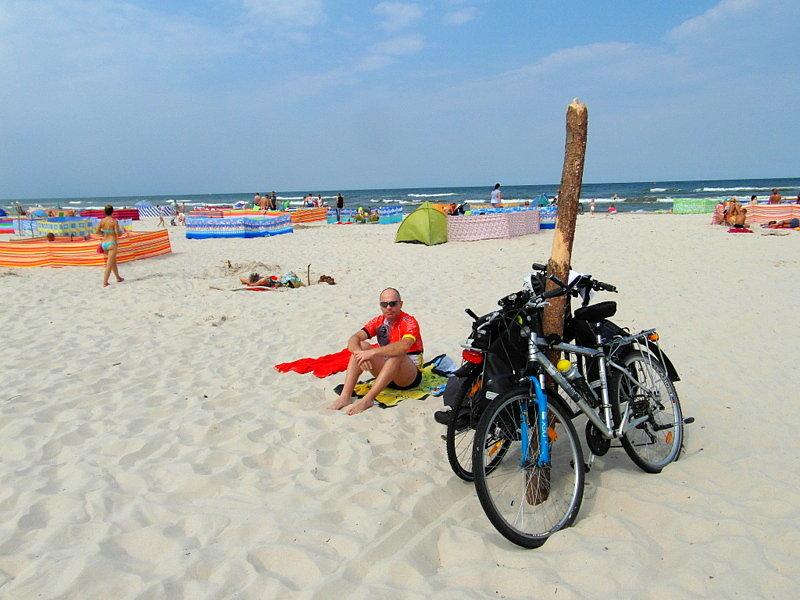 Rowerowy spacer po Łebie