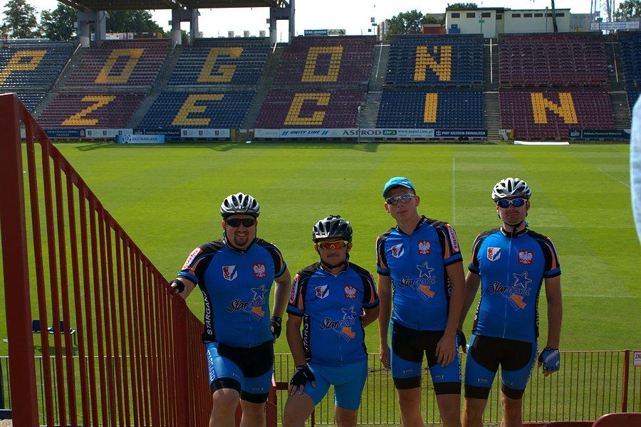 Stargardzka ekipa na Miejskim Stadionie im. Krygiera