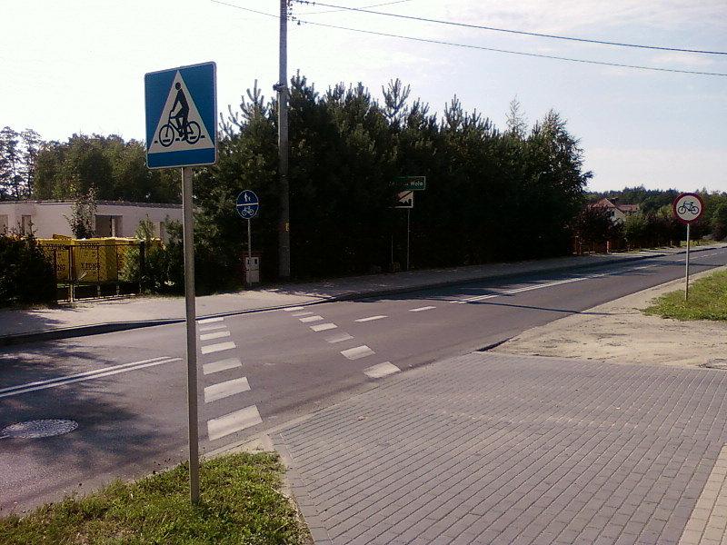 Przejazd na skos drogi