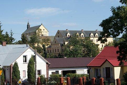 Widok na miasto Drohiczyn ze wzgórza