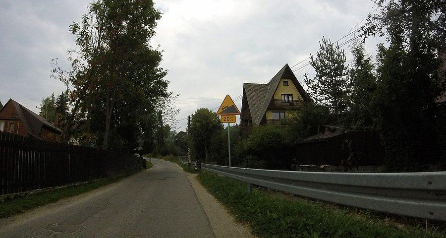 Leszczyny podjazd