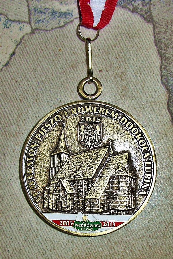 Pamiątkowy medal z rajdu