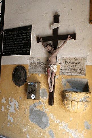 Jezus w kruchcie kościoła