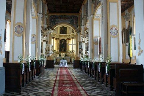 Wnętrze kozienickiej parafii zza krat :(
