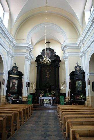 Wnętrze kościoła św. Kazimierza w Nowym Mieście