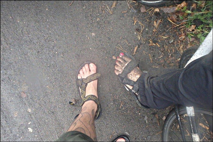 Brudna stopa/ czysta stopa :)