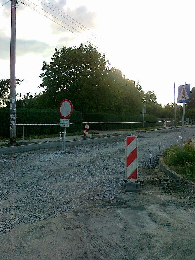 Remont drogi w Macierzyszu, zamknięty skręt na Szeligi