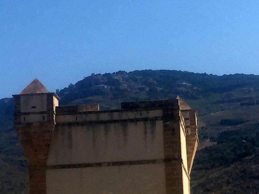 To 800 m wyżej to starozytne miasto Erice, byłem bardzo zmeczony chyba nie dla mnie?