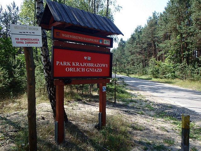 Jechałem przez Park Krajobrazowy Orlich Gniazd