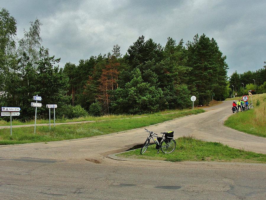 Sobotnia wycieczka rowerowa - Stary Browar Kościerzyna... Słońce i deszcz
