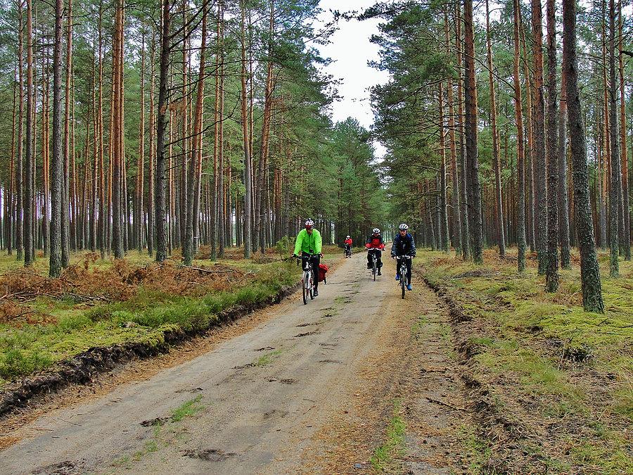 Sobotnia wycieczka rowerowa - Stary Browar Kościerzyna... Słońce i deszcz