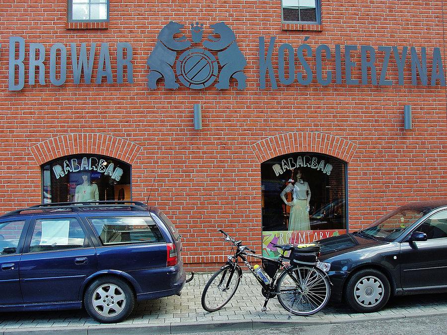 Sobotnia wycieczka rowerowa - Stary Browar Kościerzyna... Słońce i deszcz