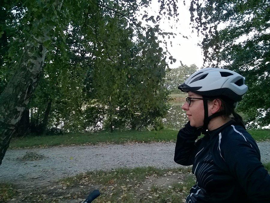 Lotka i jej nowy kask :)