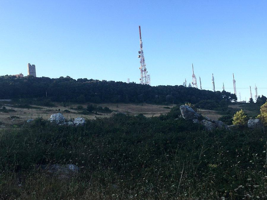 Mój biwak pod Erice rano