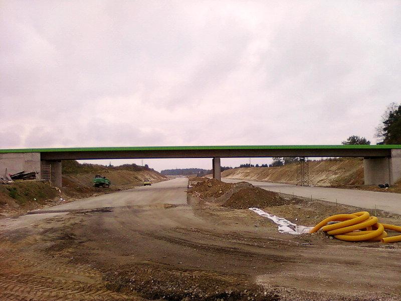 A1 przy Wiączyńskiej - widok na południe