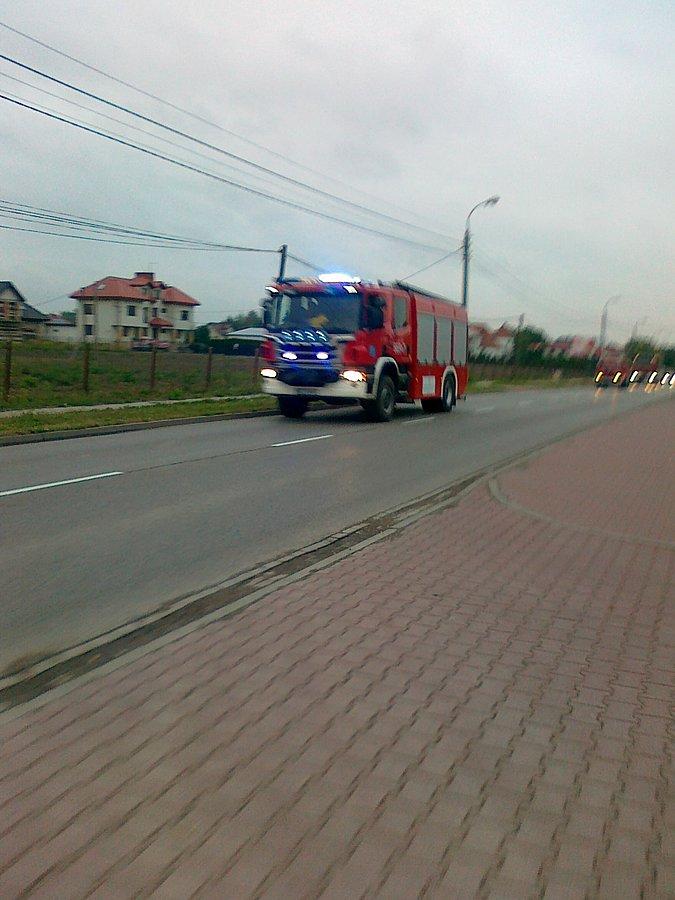 Strażacy jadą na akcję