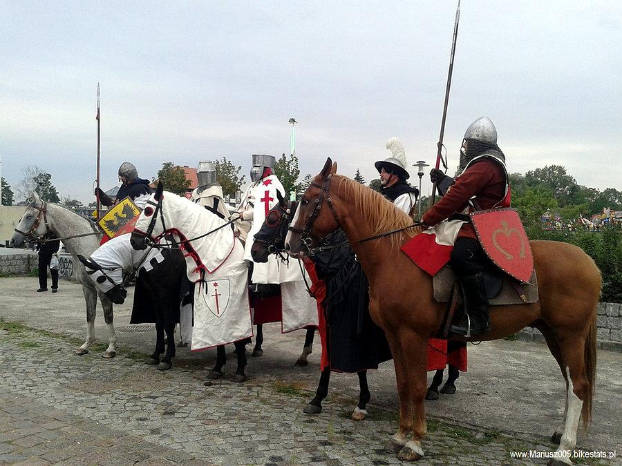Rycerze na koniach - Elbląg 13 wrzesień 2015