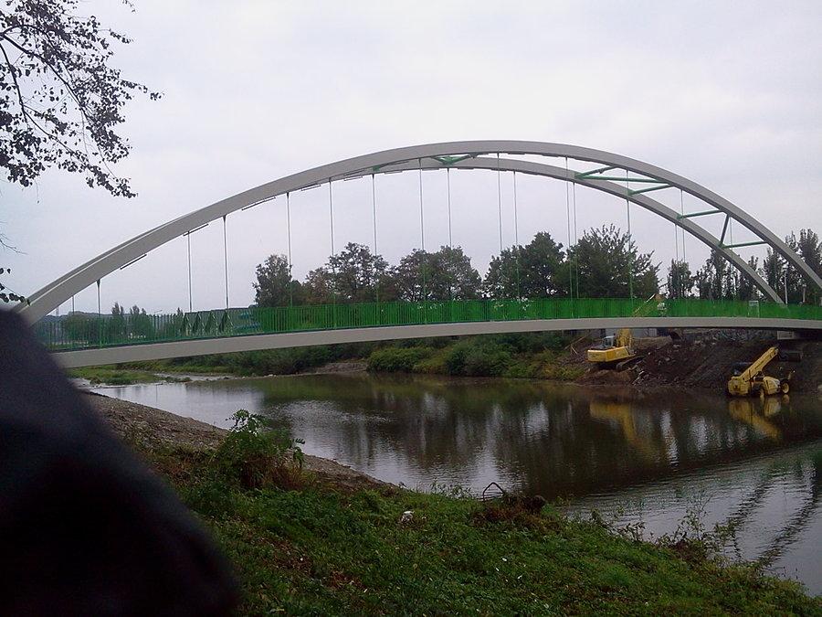 Nowa kładka w Skoczowie