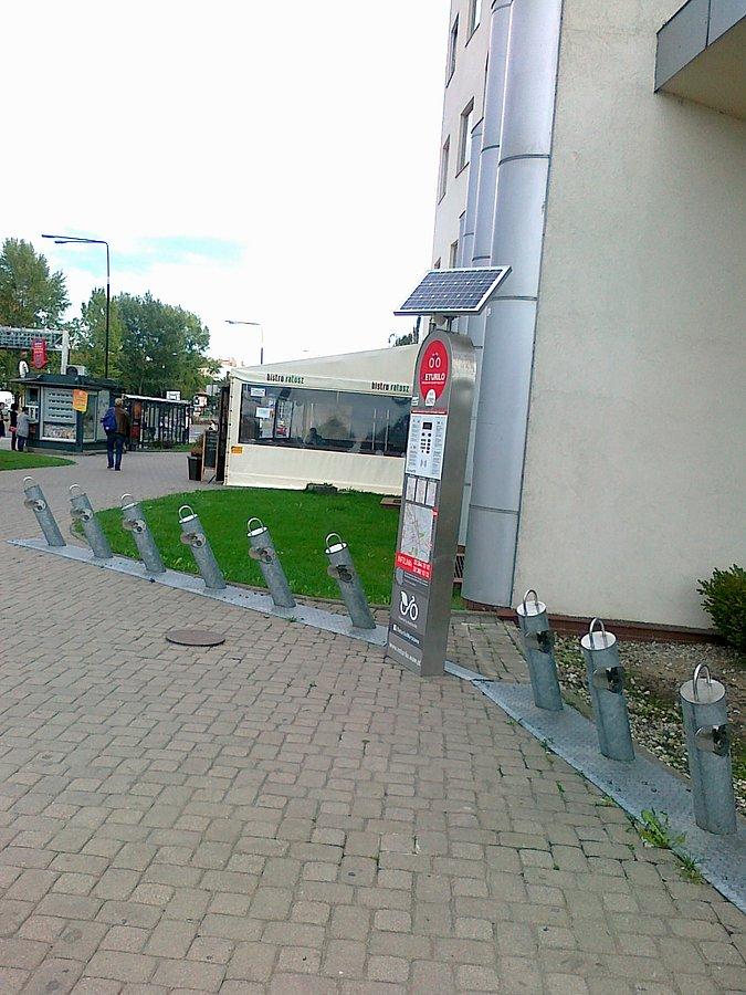 Wypożyczyłam ostatni rower ze stacji