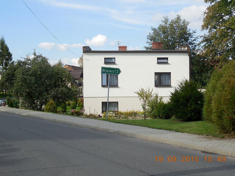Drogowskaz na Wykierz - tamtędy jechałem