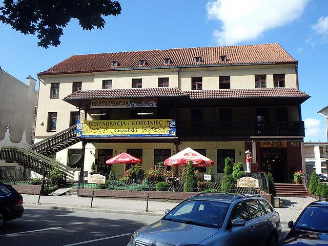 Hotel "Gościniec Kaszubski", gdzie niestety przyjdzie spędzić mi pierwszą noc