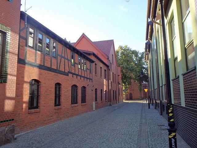 Jedna z urokliwych uliczek lęborskiej starówki
