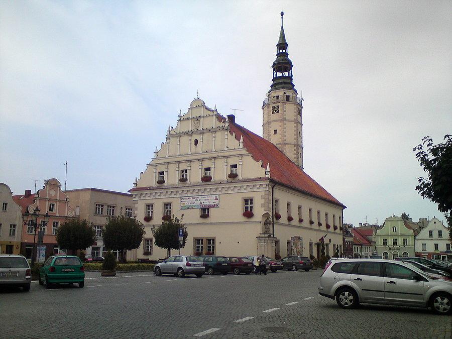 Piękny rynek w Głogówku