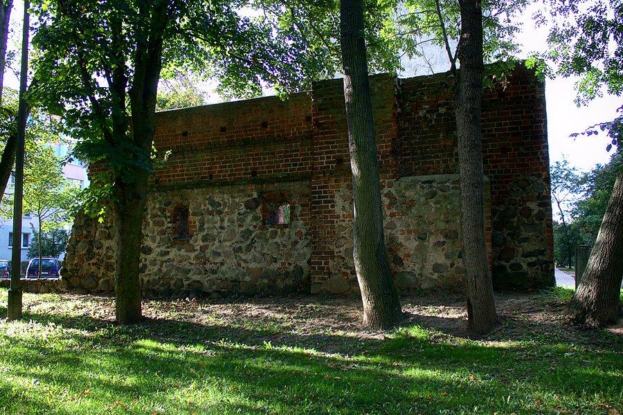 Resztki murów miejskich w Choszcznie
