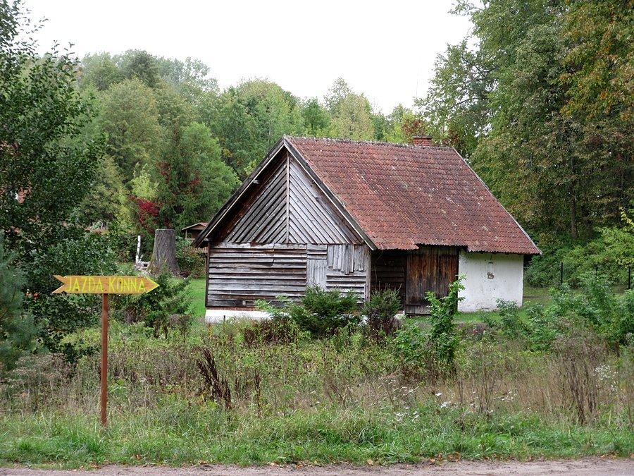 Mazurska zabudowa w Wierzbie