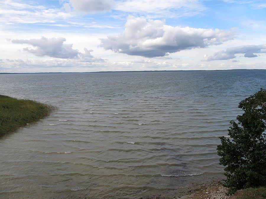 Jezioro Śniardwy - widok z Szrokiego Ostrowa