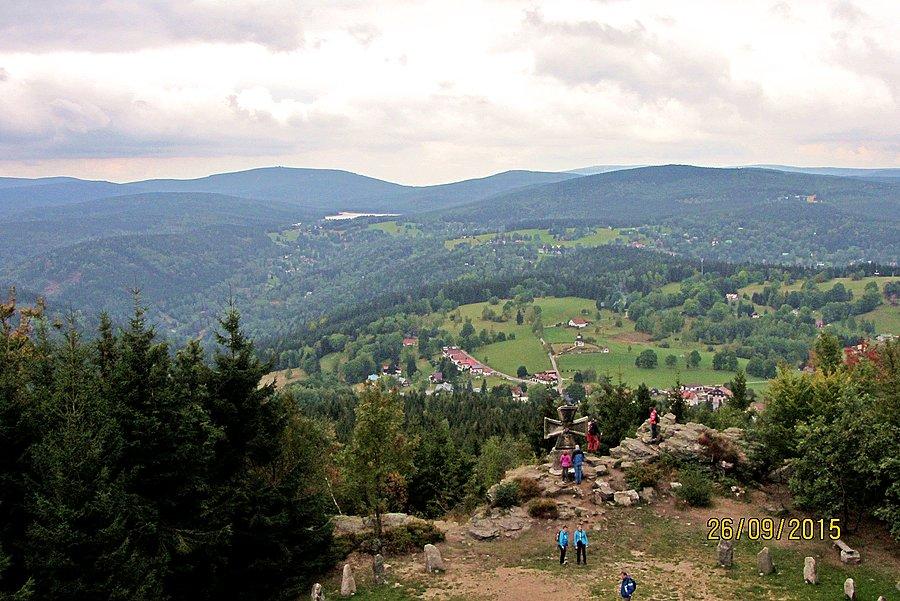 Widok z wieży - Stepanka
