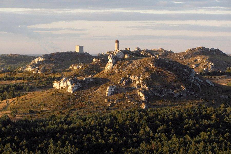 Widok na Olsztyn z Sokolej