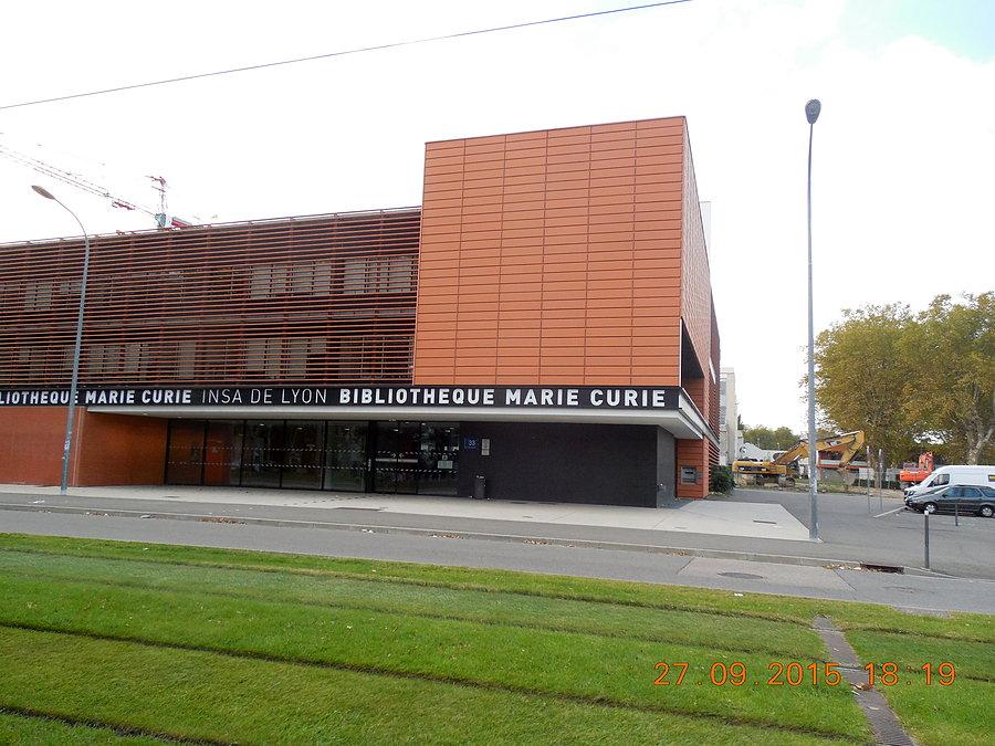 Biblioteka im. Marii Curie w Lyonie a właściwie w Villeurbanne
