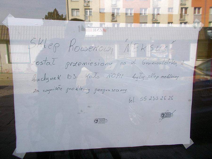 Informacja o przenosinach Neksusa