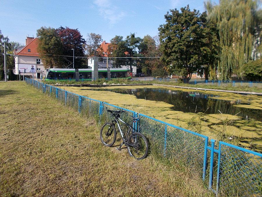 Zbiornik przeciwpożarowy na Saperów