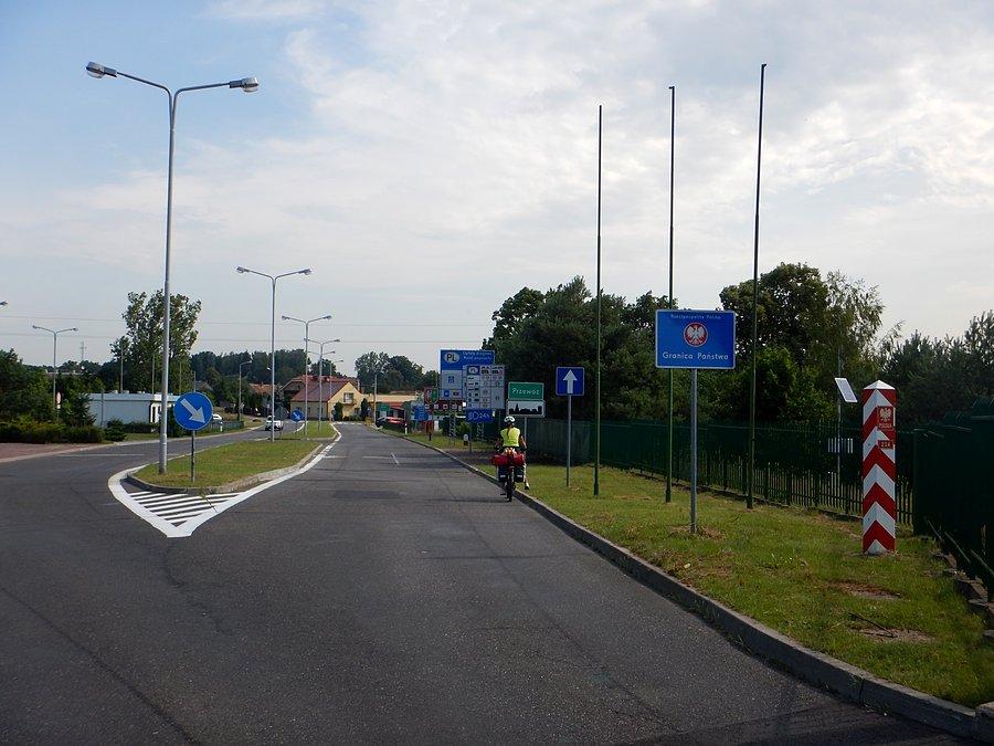 Miejscowość Przewóz na granicy polsko-niemieckiej