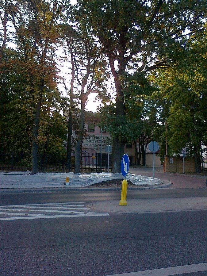 W oddali Uniwersytet Muzyczny w Białymstoku. Nawet nie wiedziałam,że taki jest