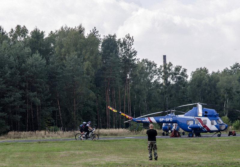 W między czasie podziwiamy helikoptery