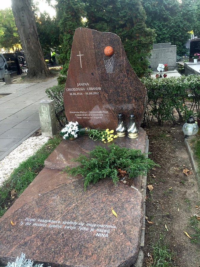 Grób wielkiej koszykarki