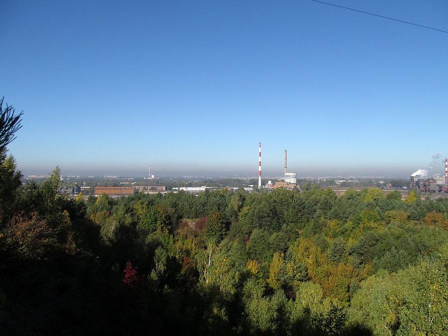 Widok na Częstochowę z Zielonej Góry