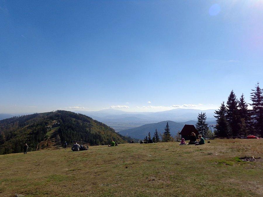 Widokaan Pilsko i Babią..Tatry niestety odwołali